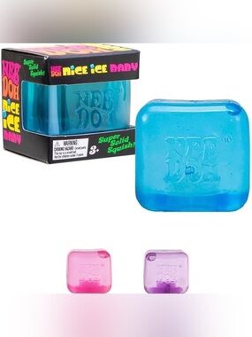 Schylling NeeDoh Nice Ice Blue Baby Super Solid Squish